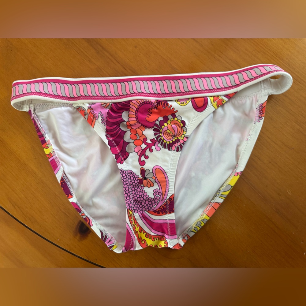 Trina Turk Colorful Patterned Bikini Bottom